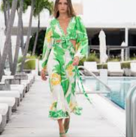 NEW Secret Mission Lydia Silk Dress - Picture 2 of 10